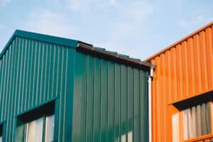 Aluminum Siding on building