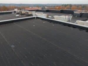 Commercial Roofing. Flat Roof Systems. Stock Commercial Roof Photos.